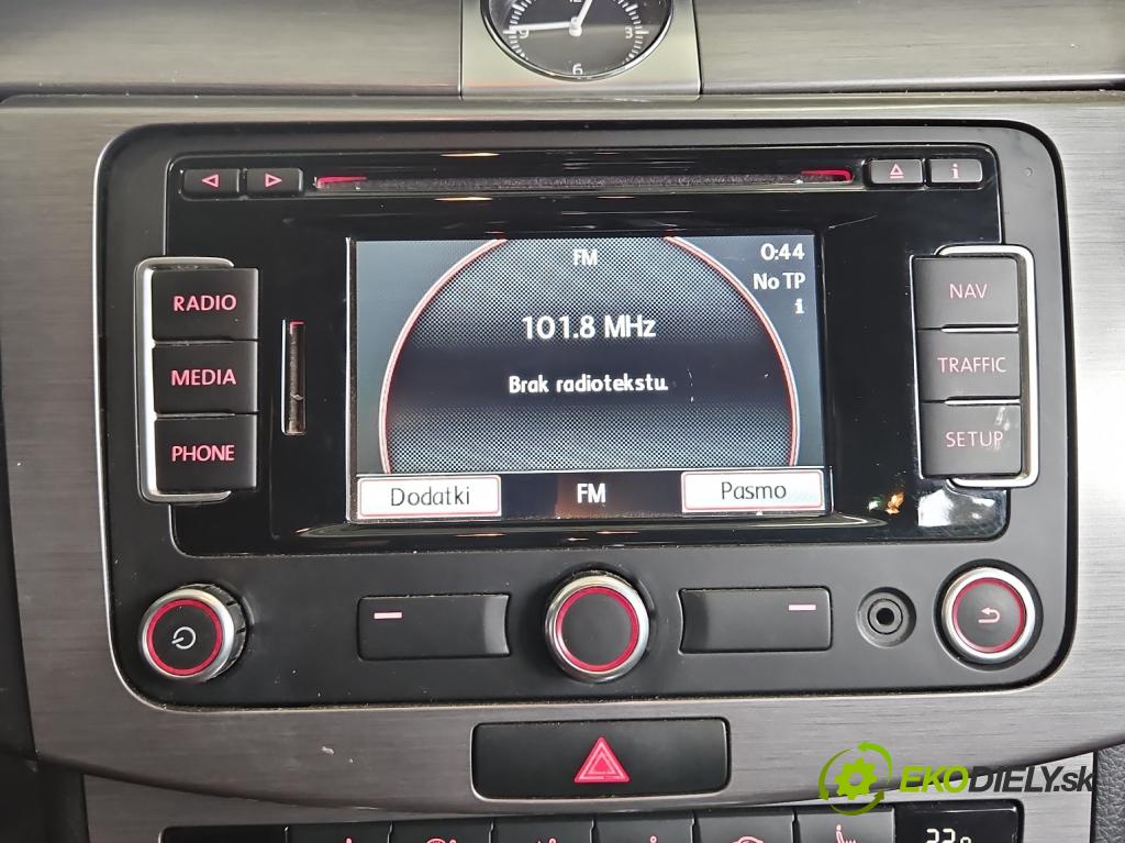 Vw Passat B7 2010-2014 2.0 TSI 211KM automatic 155 kW 1984 cm3 4- Radio originál 3C8035279A