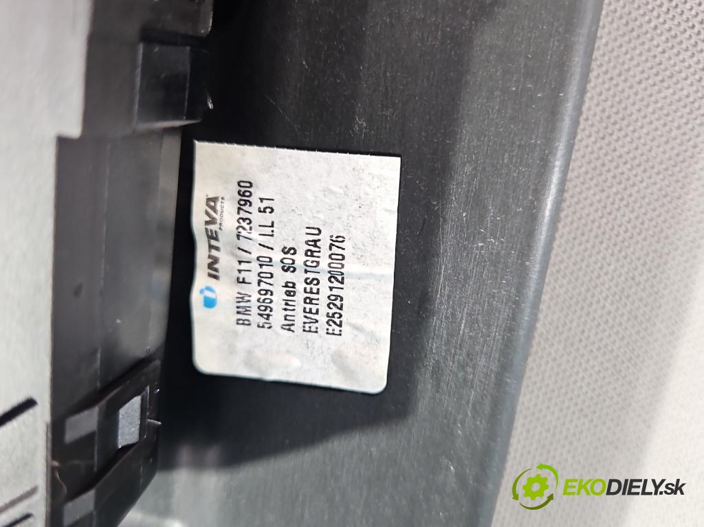 Bmw 5 F10 2010-2017 2.0d 218 HP automatic 160 kW 1995 cm3 5- Střešní okno: 7237960 (Sklo karosérie)