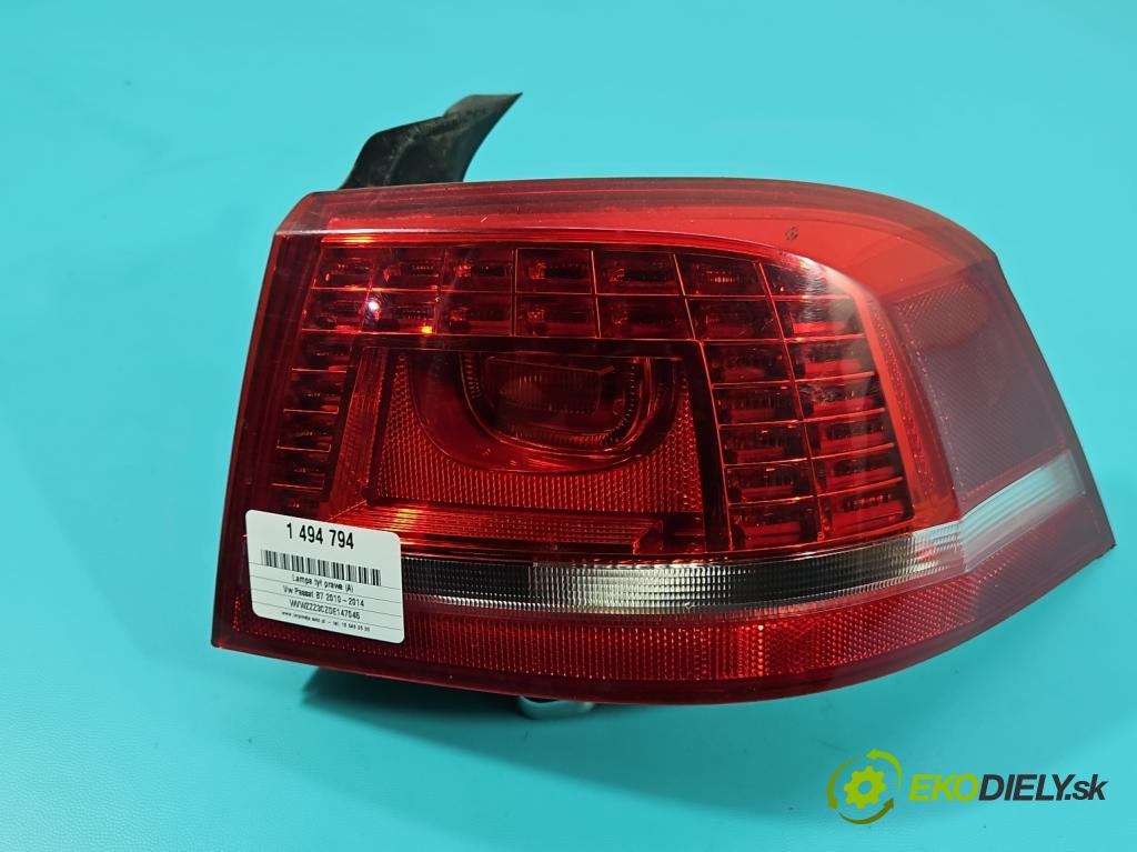 Vw Passat B7 2010-2014 2.0 TSI 211KM automatic 155 kW 1984 cm3 4- světlo zadní pravé 3AE945208B (Klika dveří ostatní)