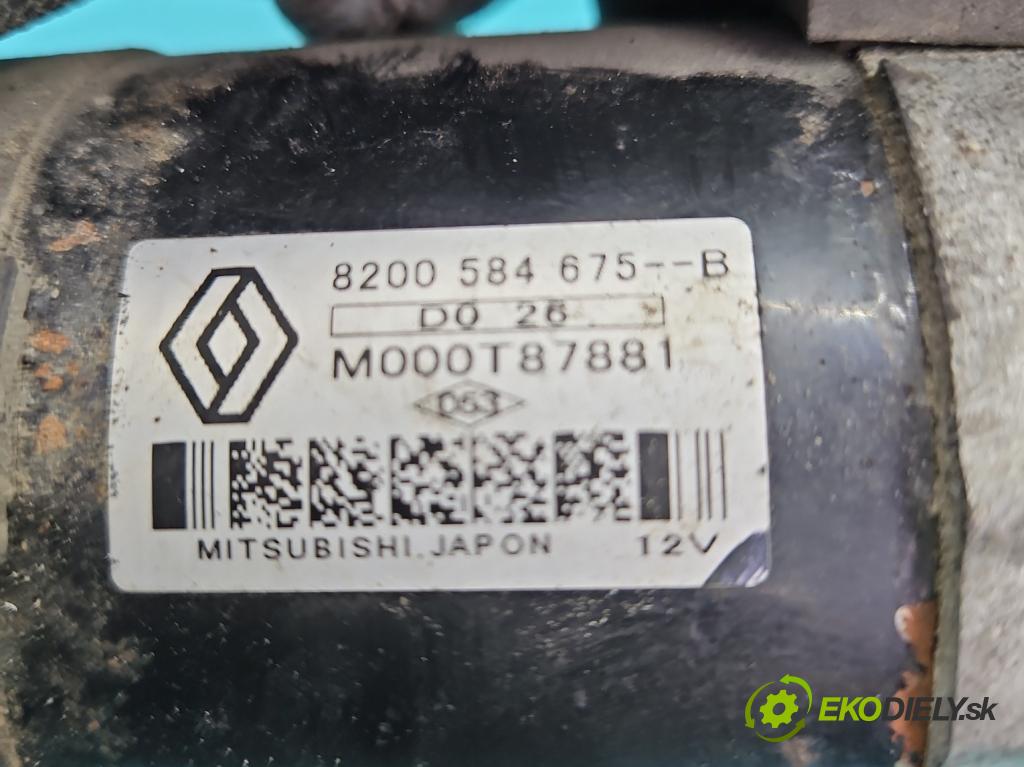 Nissan Qashqai I J10 2006-2013 1.5 dci 106 HP manual 78 kW 1461 cm3 5- štartér 8200584675 (Štartér)