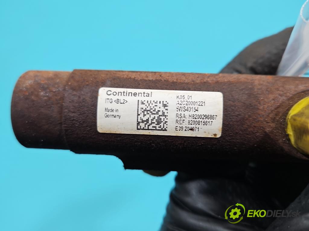 Nissan Qashqai I J10 2006-2013 1.5 dci 106 HP manual 78 kW 1461 cm3 5- lišta vstrekovacia H8200296867 (Vstrekovacia lišta)