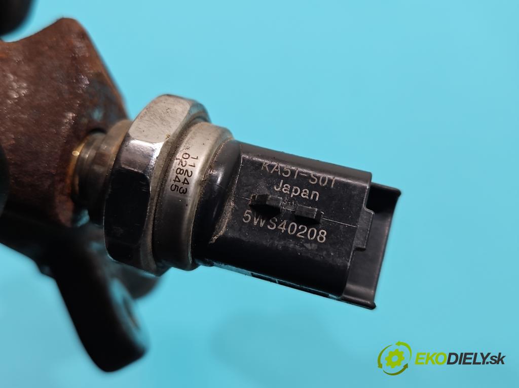 Nissan Qashqai I J10 2006-2013 1.5 dci 106 HP manual 78 kW 1461 cm3 5- lišta vstrekovacia H8200296867 (Vstrekovacia lišta)