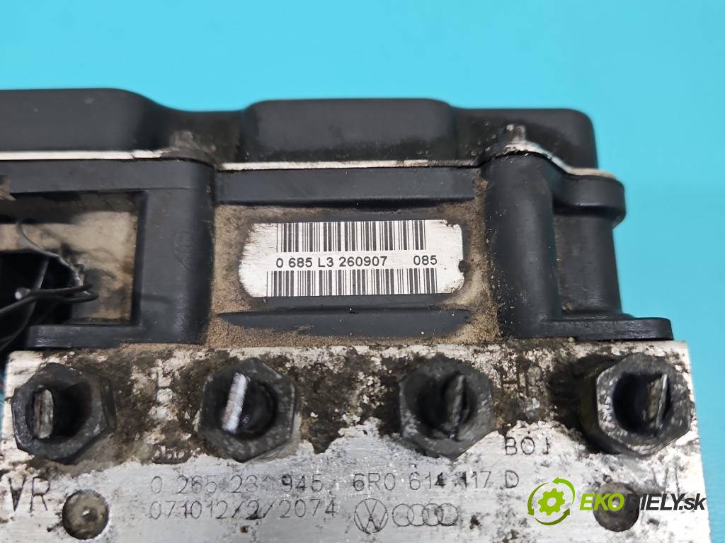 Skoda Fabia II 2007-2014 1.4 16V 86 HP manual 63 kW 1390 cm3 5- čerpadlo abs 0265231945 (Pumpa ABS)