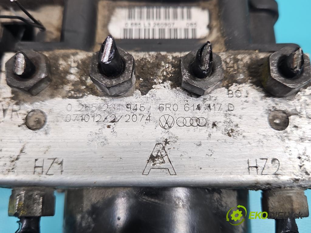 Skoda Fabia II 2007-2014 1.4 16V 86 HP manual 63 kW 1390 cm3 5- čerpadlo abs 0265231945 (Pumpa ABS)