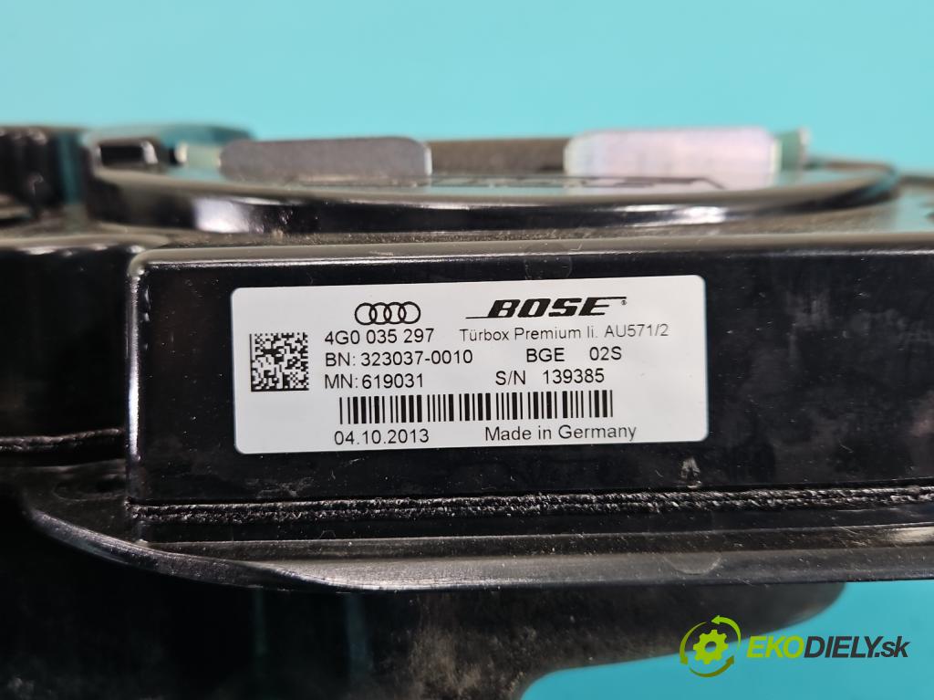 Audi A6 C7 2011-2018 3.0 TDI 313 hp automatic 230 kW 2967 cm3 5- Mluvčí: 4G0035297