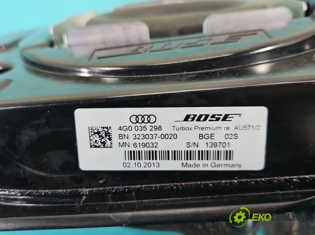 Audi A6 C7 2011-2018 3.0 TDI 313 hp automatic 230 kW 2967 cm3 5- Mluvčí: 4G0035298