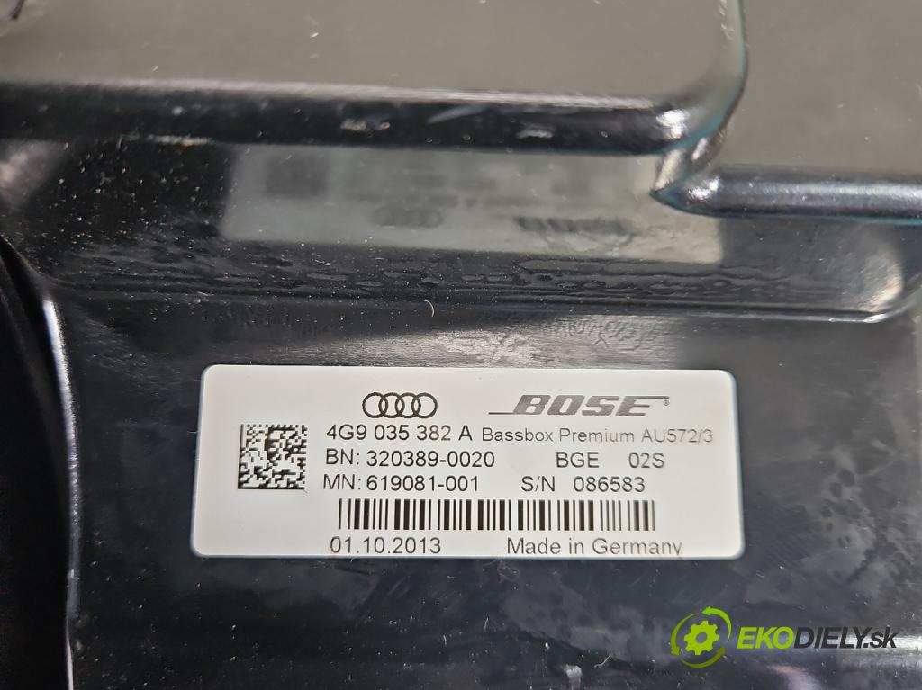 Audi A6 C7 2011-2018 3.0 TDI 313 hp automatic 230 kW 2967 cm3 5- Mluvčí: 4G9035382A
