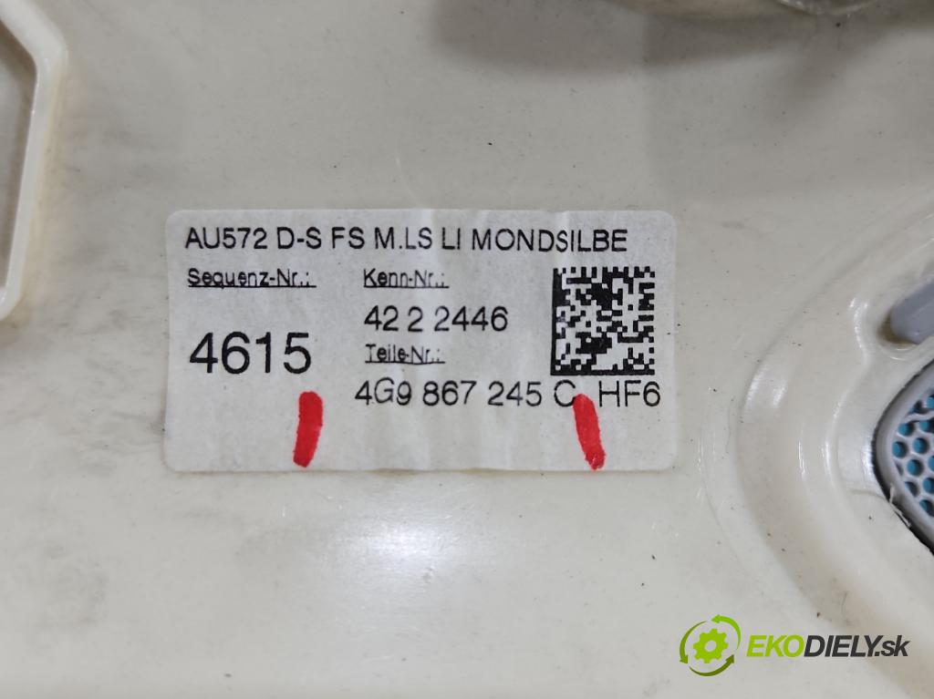 Audi A6 C7 2011-2018 3.0 TDI 313 hp automatic 230 kW 2967 cm3 5- kryt plastová 4G9867245C