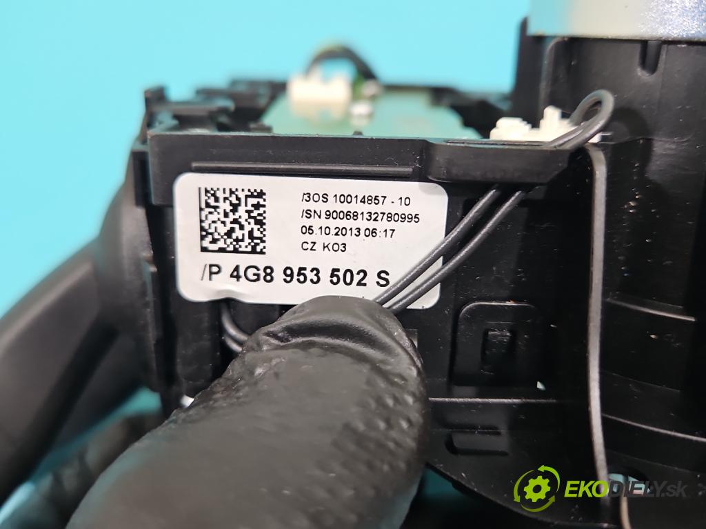 Audi A6 C7 2011-2018 3.0 TDI 313 HP automatic 230 kW 2967 cm3 5- prepínač komplex: 4G8953502S (Prepínacie páčky pod volantom)