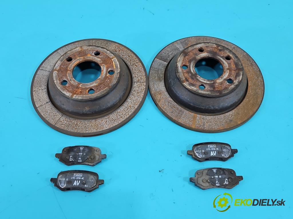 Ford Puma II MK2 2019- 1.0 EcoBoost: 155 HP manual 114 kW 999 cm3 5- Štíty: brzdové zadné 