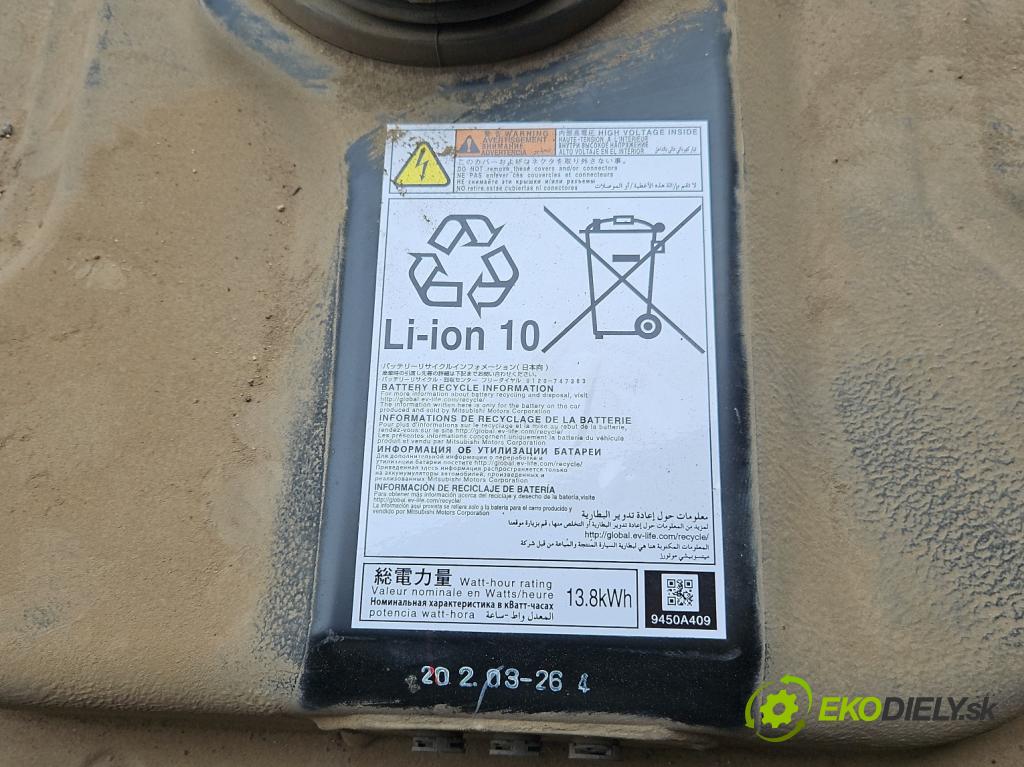 Mitsubishi Outlander III 2012-2022 2.4 135 HP automatic 99 kW 2360 cm3 5- batéria 9450A409