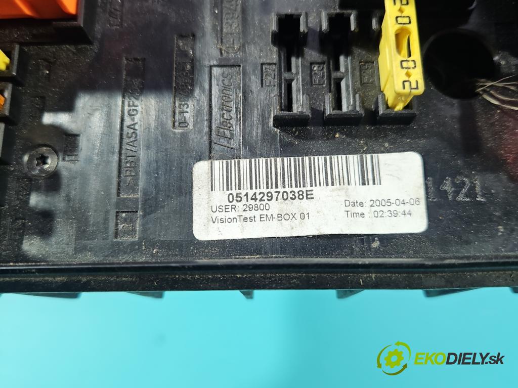 Skoda Octavia II 2004-2013 1.6 FSI 116 hp manual 85 kW 1598 cm3 5- skříňka pojistková 1K0937124K (Pojistková skříňka)