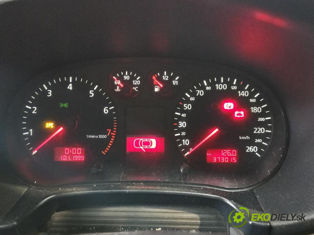 Audi A3 8L 1996-2003 1.8 T 150 HP manual 110 kW 1781 cm3 5- prístrojovka/ budíky 8L0920900A (Prístrojová doska)