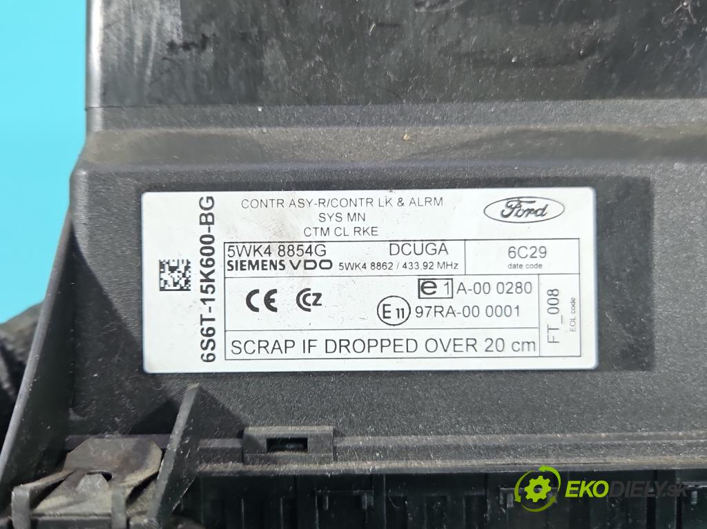 Ford Fiesta Mk6 2002-2008 1.2 16V 75 HP manual 55 kW 1242 cm3 5- riadiaca jednotka motora 6S61-12A650-FD