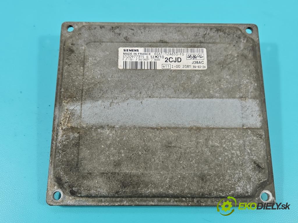 Ford Fiesta Mk6 2002-2008 1.2 16V 75 HP manual 55 kW 1242 cm3 5- riadiaca jednotka motora 6S61-12A650-FD