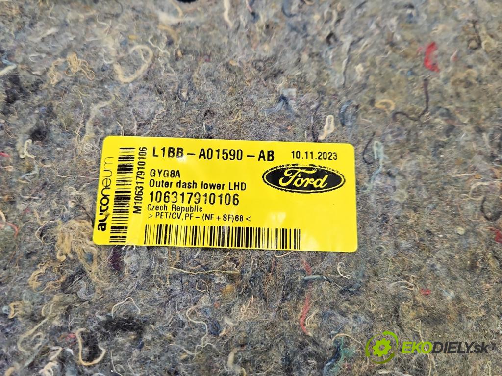 Ford Puma II MK2 2019- 1.0 EcoBoost: 155 hp manual 114 kW 999 cm3 5- zvuková izolace L1BB-A01590-AB
