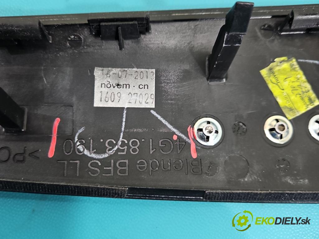 Audi A6 C7 2011-2018 3.0 TDI 313 HP automatic 230 kW 2967 cm3 5- lišta ozdobná vnitŕní: 4G1853190