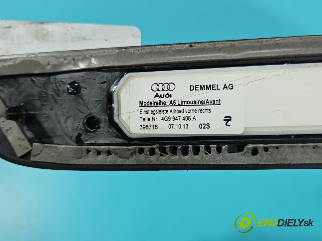 Audi A6 C7 2011-2018 3.0 TDI 313 HP automatic 230 kW 2967 cm3 5- lišta ozdobná vnitŕní: 4G9947406A