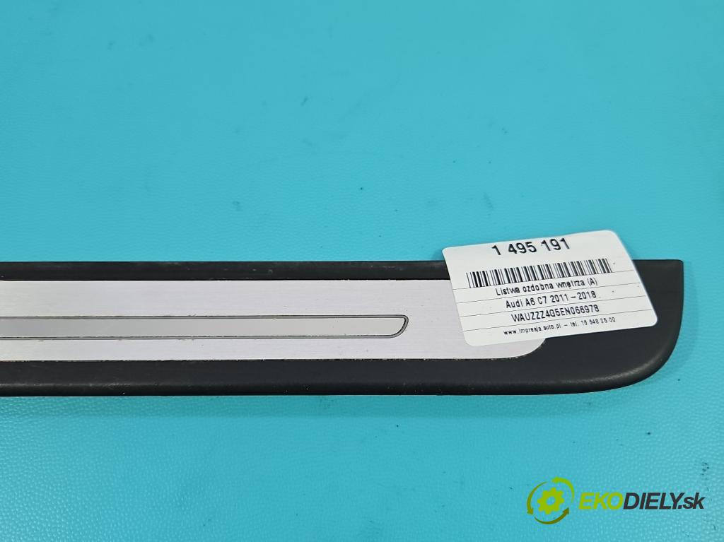 Audi A6 C7 2011-2018 3.0 TDI 313 HP automatic 230 kW 2967 cm3 5- lišta ozdobná vnitŕní: 4G9947406A