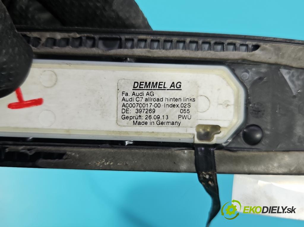 Audi A6 C7 2011-2018 3.0 TDI 313 HP automatic 230 kW 2967 cm3 5- lišta ozdobná vnitŕní: 4G9947423A