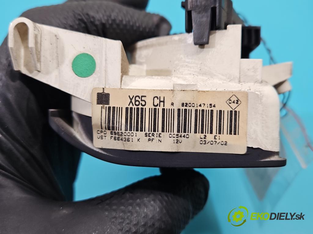 Renault Clio II 1998-2012 1,2.0 16V 75 HP manual 55 kW 1149 cm3 5- panel kúrenia 8200147154