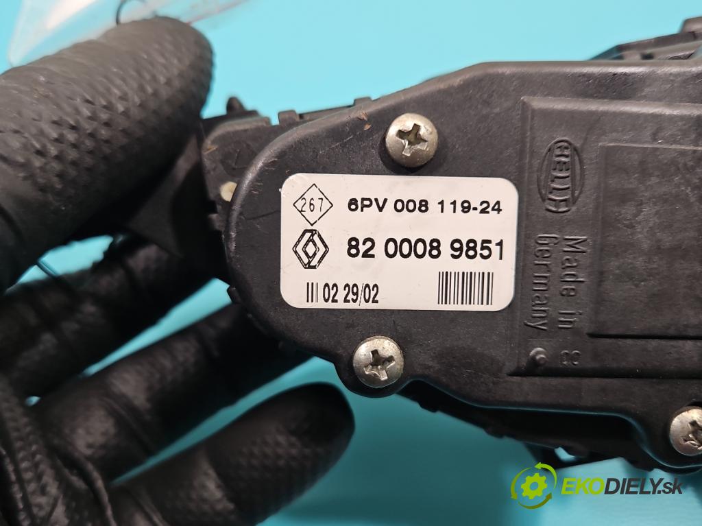 Renault Clio II 1998-2012 1,2.0 16V 75 hp manual 55 kW 1149 cm3 5- pedal plyn: potenciometr: 8200089851