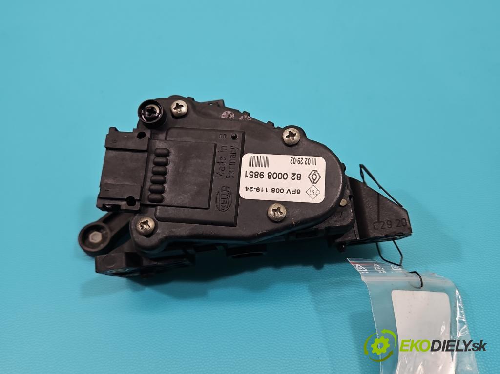 Renault Clio II 1998-2012 1,2.0 16V 75 hp manual 55 kW 1149 cm3 5- pedal plyn: potenciometr: 8200089851