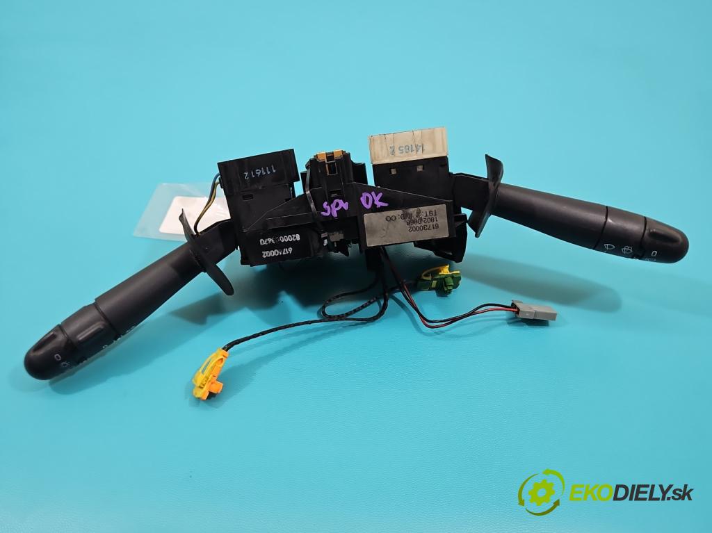 Renault Clio II 1998-2012 1,2.0 16V 75 HP manual 55 kW 1149 cm3 5- prepínač komplex: 8200058670 (Prepínacie páčky pod volantom)