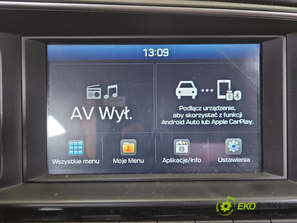 Hyundai Elantra VI 2015-2020 1.6 16V 128 HP manual 93,8 kW 1591 cm3 4- Radio originál 96160F2EC0SSH
