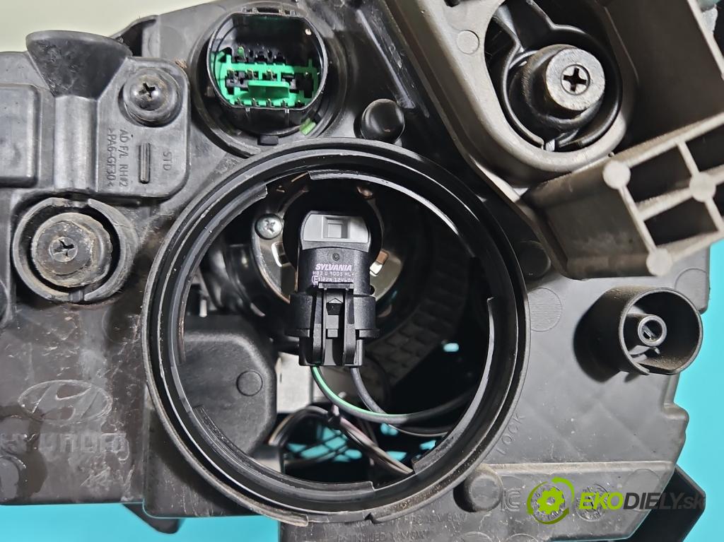 Hyundai Elantra VI 2015-2020 1.6 16V 128 HP manual 93.8 kW 1591 cm3 4- Reflektor: pravý 92102-F2 (Svetlo predné pravé)