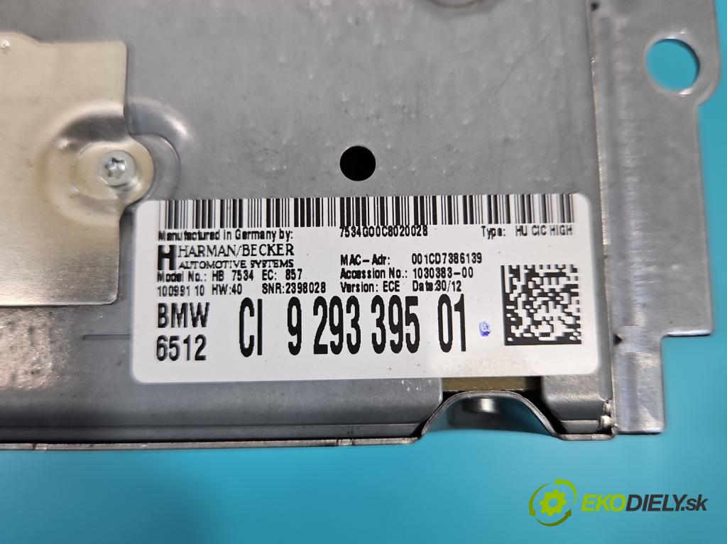 Bmw 5 F10 2010-2017 2.0d 218 HP automatic 160 kW 1995 cm3 5- Radio originál 929339501