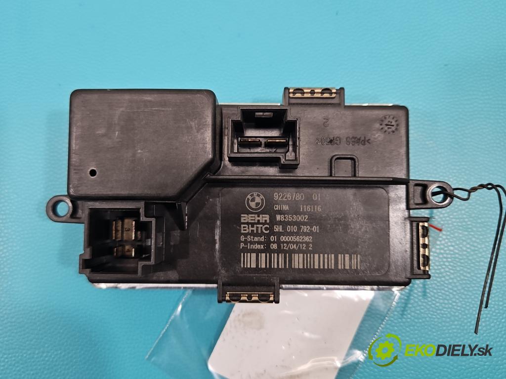 Bmw 5 F10 2010-2017 2.0d 218 hp automatic 160 kW 1995 cm3 5- rezistor 9226780