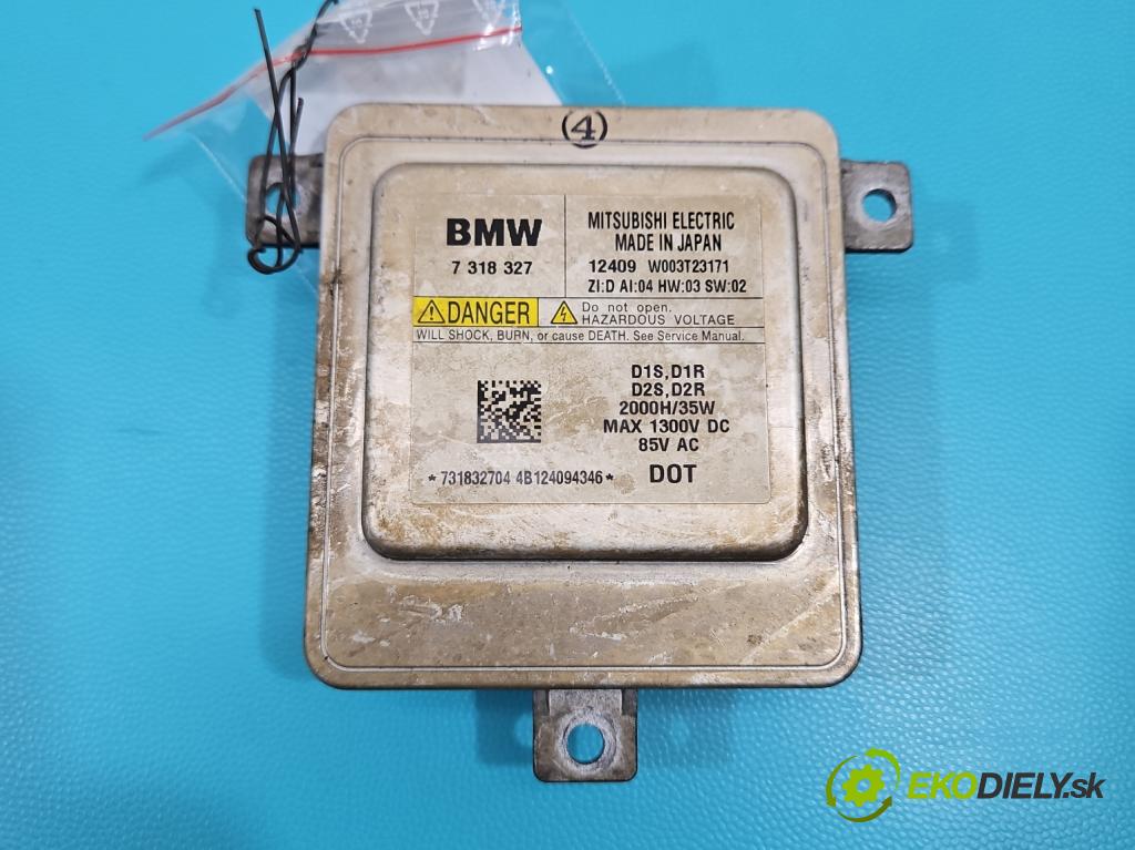Bmw 5 F10 2010-2017 2.0d 218 hp automatic 160 kW 1995 cm3 5- měnič xenon 7318327 (Řídící jednotka xenonu)