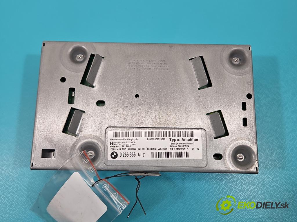 Bmw 5 F10 2010-2017 2.0d 218 HP automatic 160 kW 1995 cm3 5- Zesilovač: 9266356 (Zosilňovač)