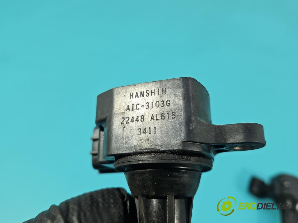 Infiniti FX I 2003-2008 3.5 V6 280KM: automatic 206 kW 3498 cm3 5- cievka zapaľovacia 22448-AL615 (Zapaľovacia cievka)