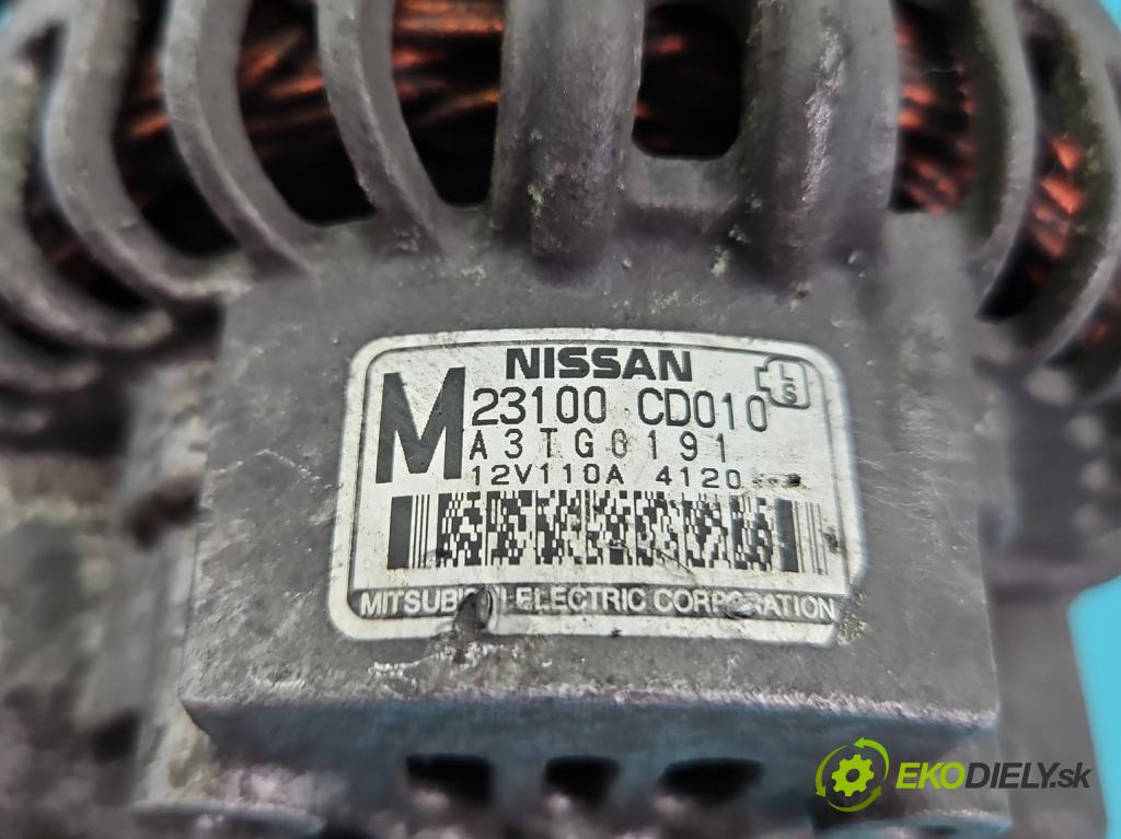 Infiniti FX I 2003-2008 3.5 V6 280KM: automatic 206 kW 3498 cm3 5- Alternator 23100-CD010 (Alternátor)