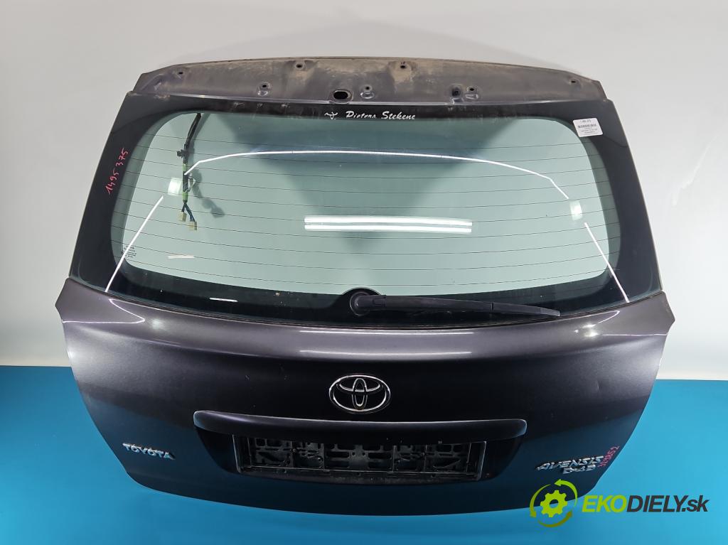 Toyota Avensis II T25 2003-2008 2.0 D4D 126 hp manual 93 kW 1998 cm3 5- zadní kufrové dveře  (Zadní kapota (kufr))
