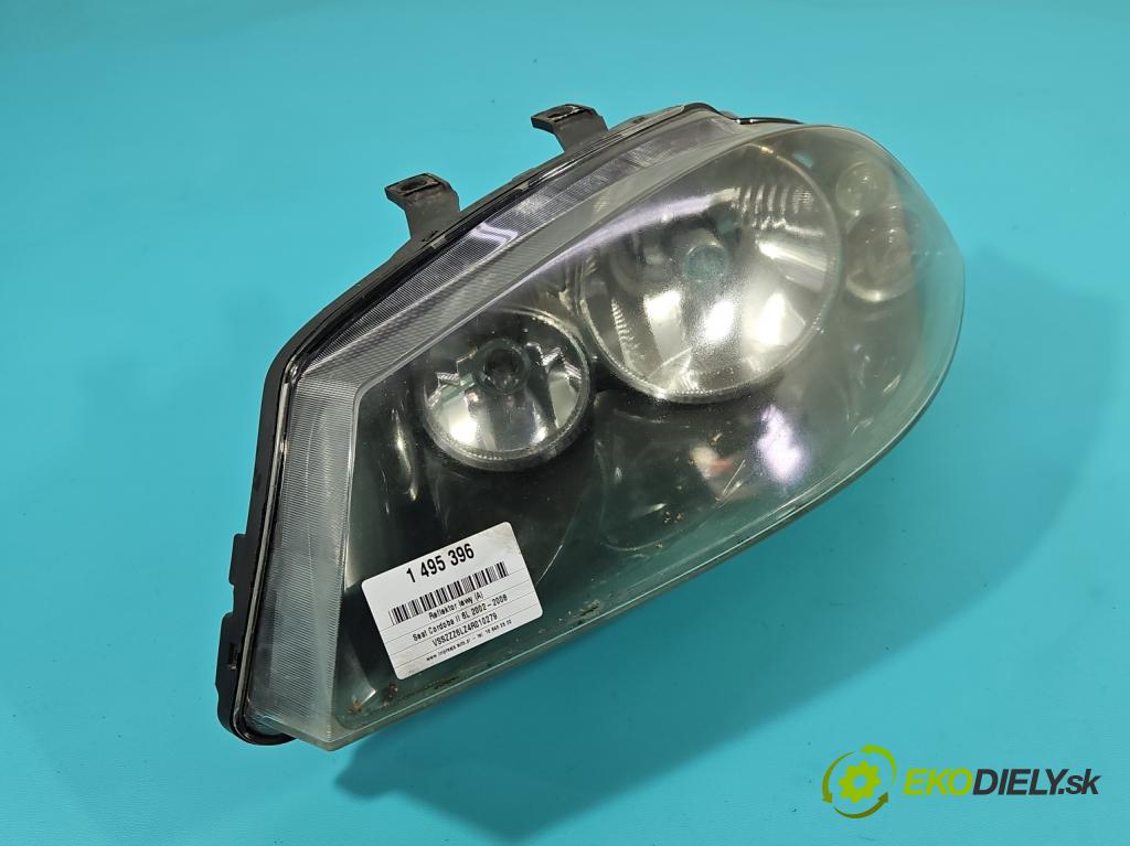 Seat Cordoba II 6L 2002-2008 1.4 16V 75 hp manual 55 kW 1390 cm3 4- světlo levý  (Klika dveří ostatní)