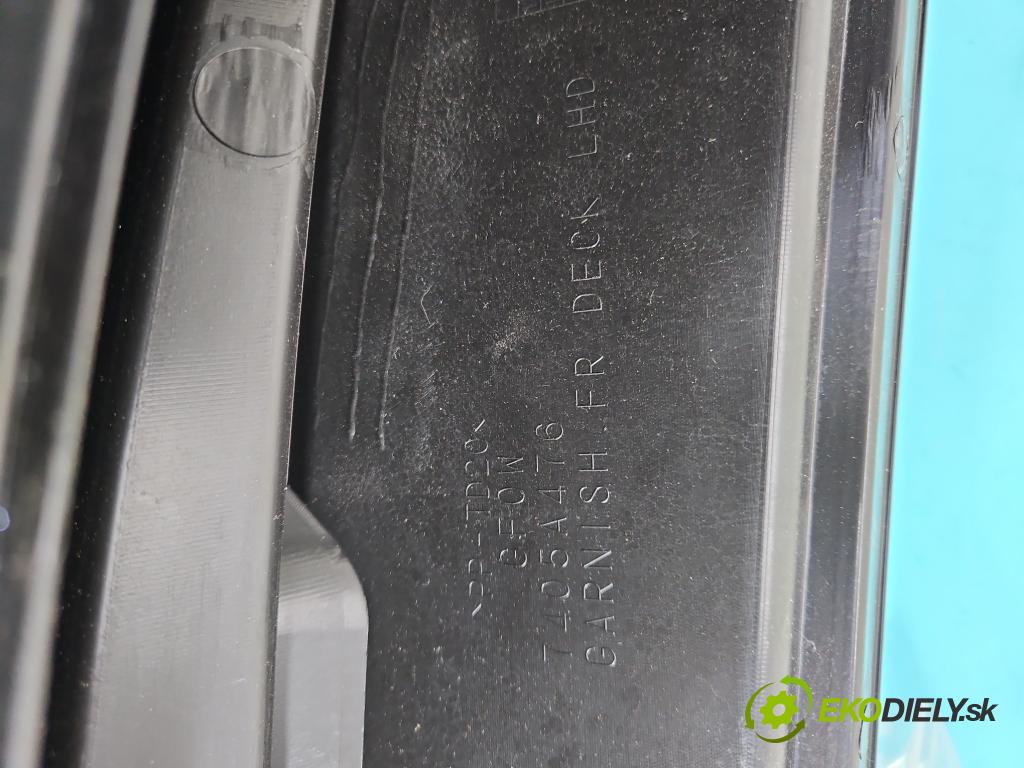 Mitsubishi Outlander III 2012-2022 2.4 135 HP automatic 99 kW 2360 cm3 5- torpédo 7405A476 (Torpédo (plast pod čelným sklom))