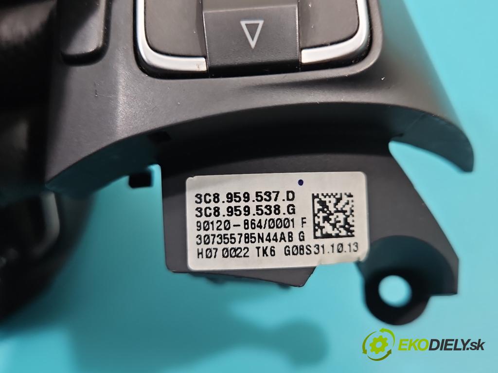 Vw Passat B7 2010-2014 2.0 TSI 211KM automatic 155 kW 1984 cm3 4- prepínač multifunkční: řízení: 3C8959537D (Prepínacie páčky pod volantom)