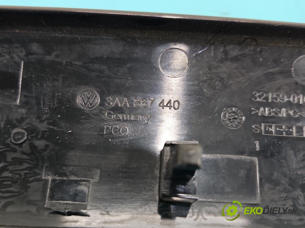 Vw Passat B7 2010-2014 2.0 TSI 211KM automatic 155 kW 1984 cm3 4- lišta ozdobná interiéry: 3AB858366D