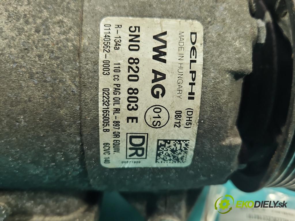 Vw Passat B7 2010-2014 2.0 tdi 140 HP automatic 103 kW 1968 cm3 5- Kompresor: klimatizácie 5N0820803E (Kompresor klimatizácie)