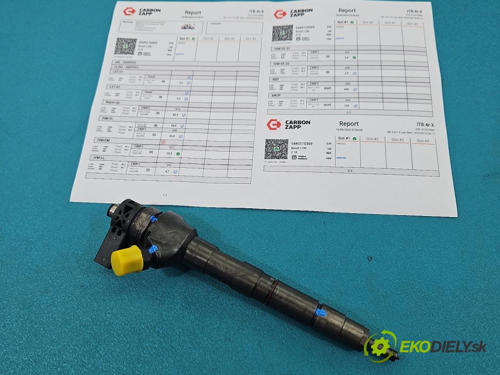 Vw Passat B7 2010-2014 2.0 tdi 140 HP automatic 103 kW 1968 cm3 5- vstrek 0445110369 (Vstrekovač paliva)