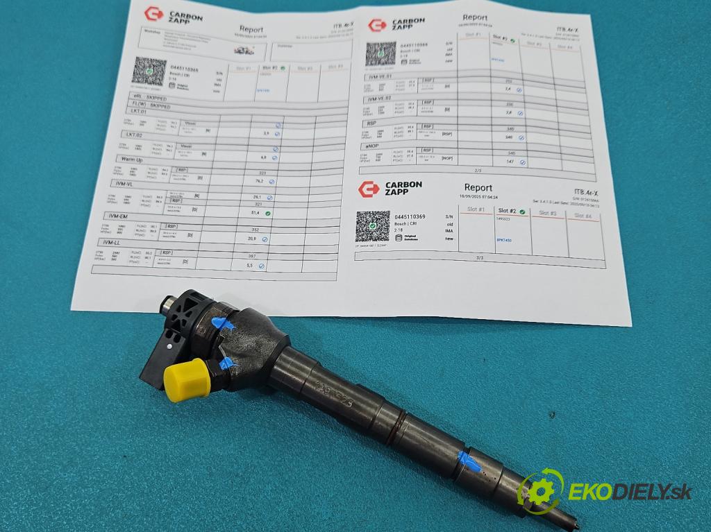 Vw Passat B7 2010-2014 2.0 tdi 140 HP automatic 103 kW 1968 cm3 5- vstrek 0445110369 (Vstrekovač paliva)