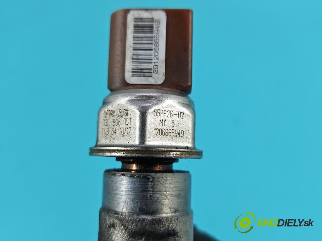 Vw Passat B7 2010-2014 2.0 tdi 140 HP automatic 103 kW 1968 cm3 5- lišta vstrekovacia 03L089N (Vstrekovacia lišta)