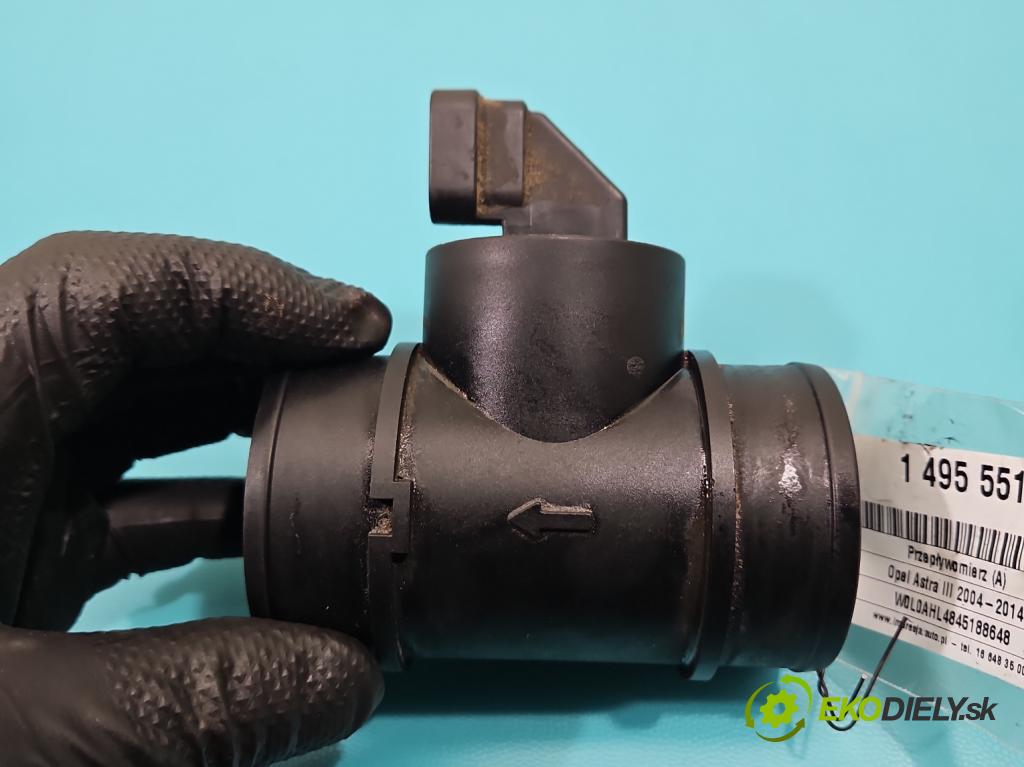 Opel Astra III 2004-2014 1.6 16V 105 HP manual 77 kW 1598 cm3 5- průtokoměr:  (Váha vzduchu)