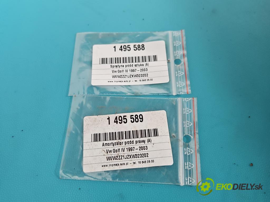 Vw Golf IV 1997-2003 1.8 20V 125 HP manual 92 kW 1781 cm3 5- pružina predné