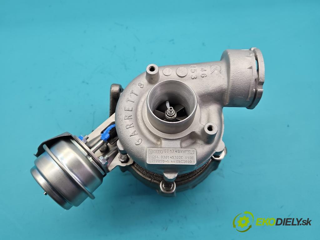 Audi A4 B6 2000-2004 1.9 tdi 131 HP manual 96 kW 1896 cm3 4- turbodúchadlo, turbo repasovaná 717858-1