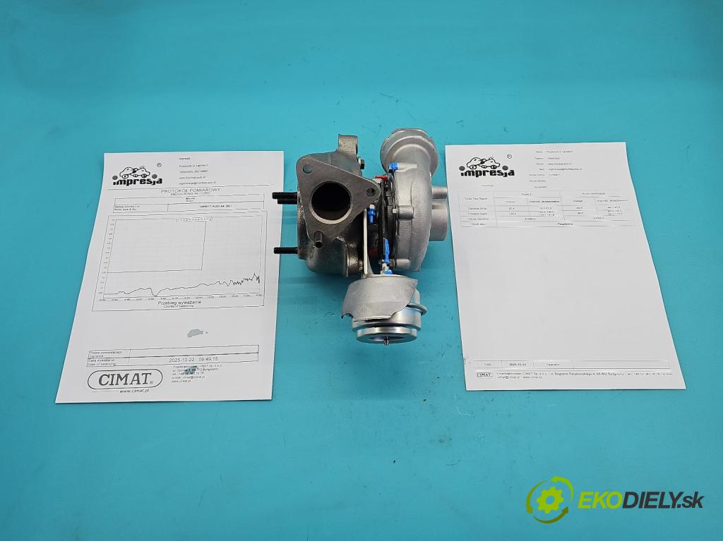 Audi A4 B6 2000-2004 1.9 tdi 131 HP manual 96 kW 1896 cm3 4- turbodúchadlo, turbo repasovaná 717858-1