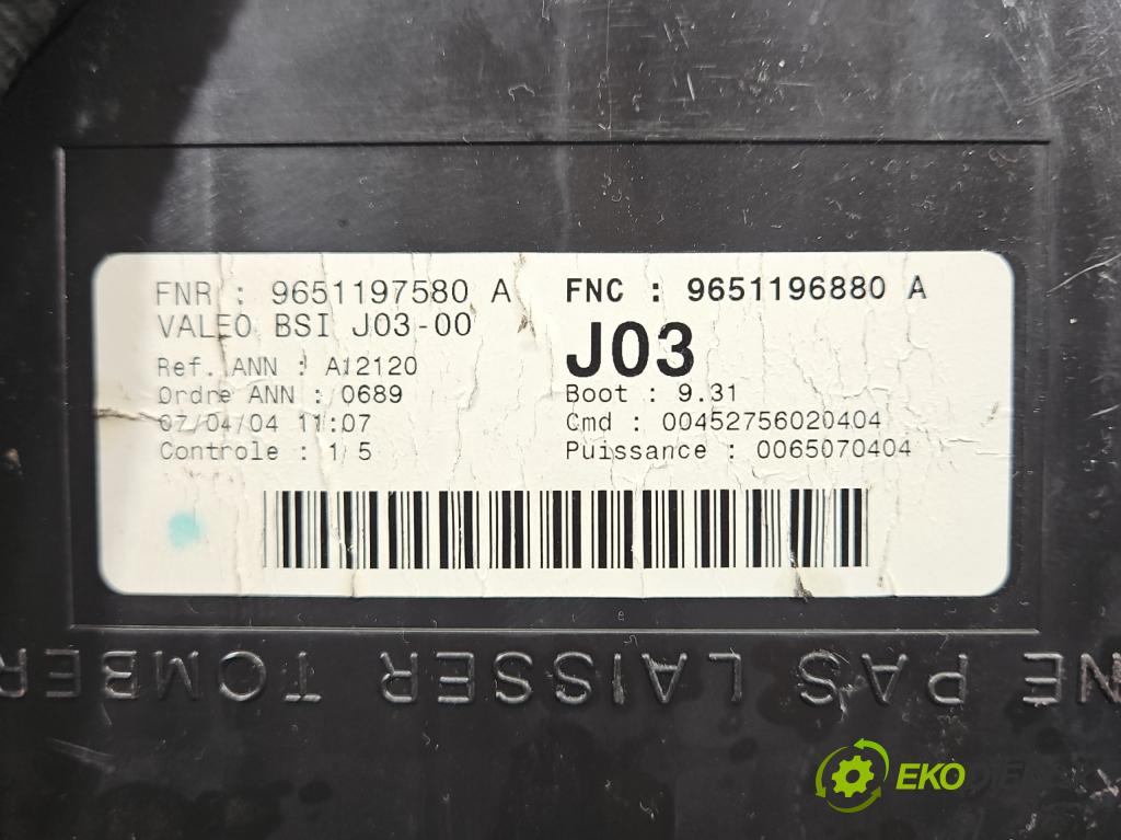 Citroen C5 I 2001-2008 2.0 hdi 109 HP manual 80 kW 1997 cm3 5- riadiaca jednotka motora 0281011524